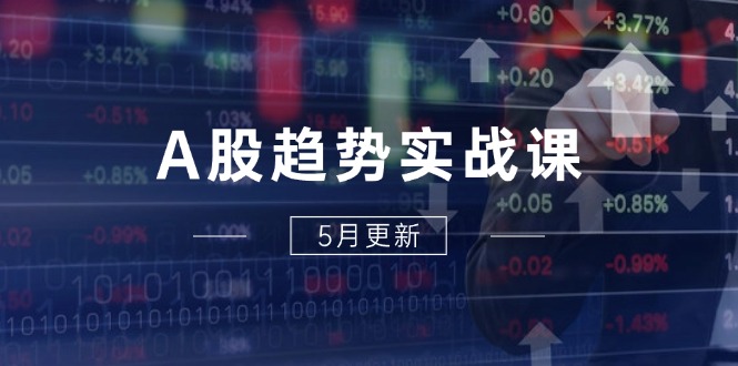 A股趋势实战课：主力动向+政策红利，2025全年策略5月更新-旺仔资源库