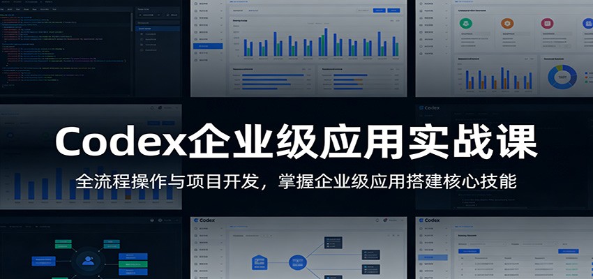 Codex企业级应用实战课:全流程操作与项目开发,掌握企业级应用搭建核心技能-旺仔资源库