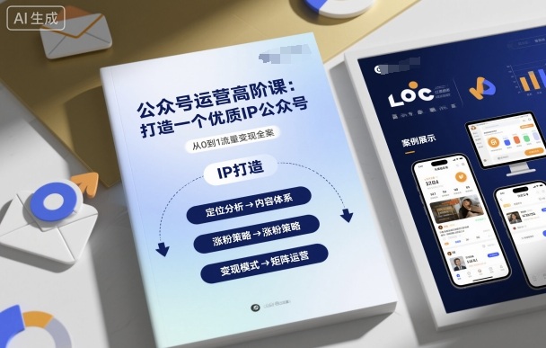 公众号运营高阶课，打造一个优质IP公众号-旺仔资源库