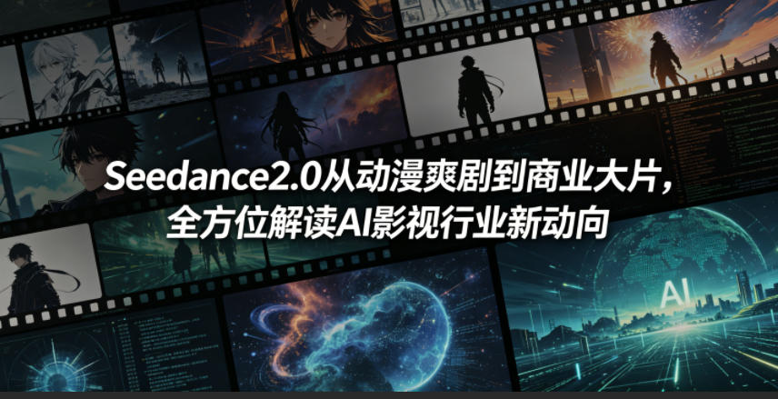 Seedance2.0从动漫爽剧到商业大片，全方位解读AI影视行业新动向-旺仔资源库