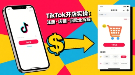 TikTok从开店到投流的进阶课，从基础实操到高阶技巧一网打尽-旺仔资源库