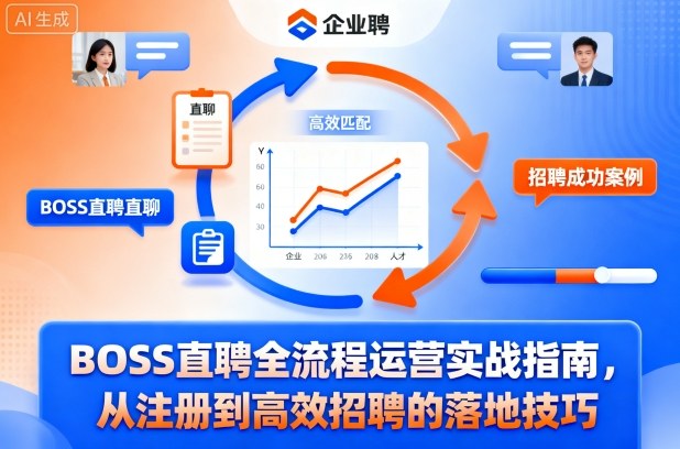 BOSS直聘全流程运营实战指南,从注册到高效招聘的落地技巧-旺仔资源库