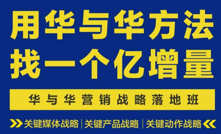 营销战略落地班2026年6月线下课,关键媒体战略|关键产品战略|关键动作战略-旺仔资源库