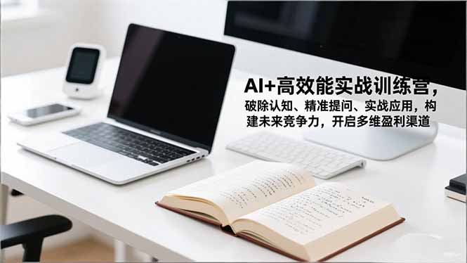 AI+高效能实战训练营，破除认知、精准提问、实战应用，构建未来竞争力，开启多维盈利渠道-旺仔资源库