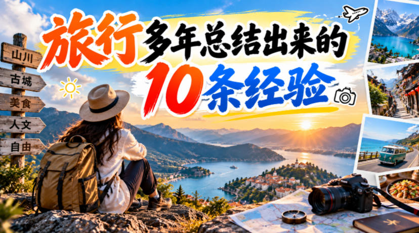 付费文章:旅行多年总结出来的10条经验-旺仔资源库
