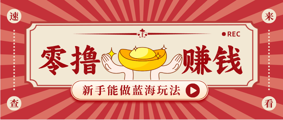 新手也能变现的蓝海玩法,一个人人能做的项目,需求量极大日入300+!-旺仔资源库