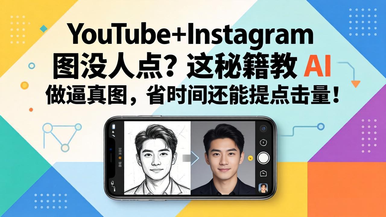 YouTube+Instagram图没人点？这秘籍教 AI 做逼真图，省时间还能提点击量-旺仔资源库