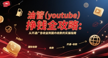 油管(youtube)挣钱全攻略：从开通广告收益到国内收款的实操指南-旺仔资源库
