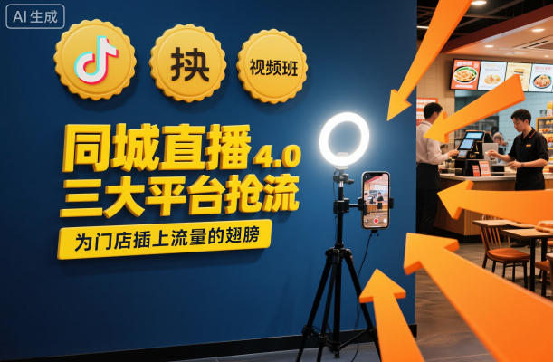 同城直播实操班4.0，三大平台抢流，为门店插上流量的翅膀-旺仔资源库