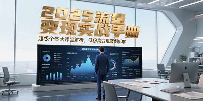 2025流量变现实战手册，超级个体大课全解析，低粉高变现案例拆解-旺仔资源库