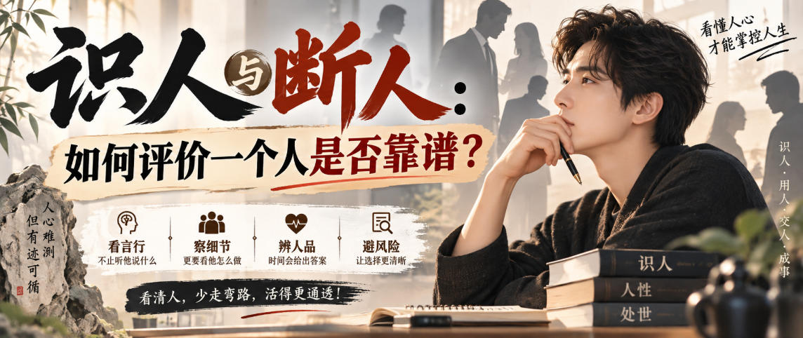 付费文章:识人与断人:如何评价一个人是否靠谱?-旺仔资源库