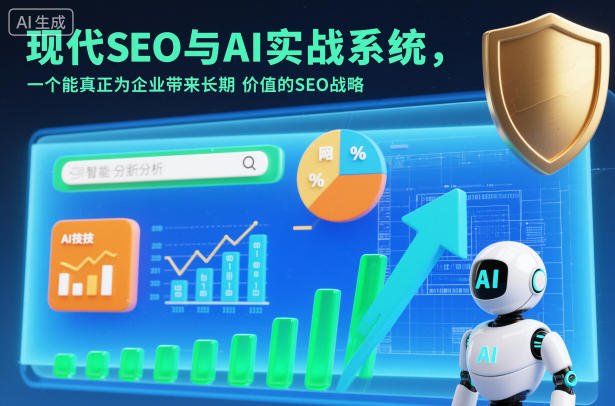 现代SEO与AI实战系统，一个能真正为企业带来长期价值的SEO战略(英语+中文字幕)-旺仔资源库