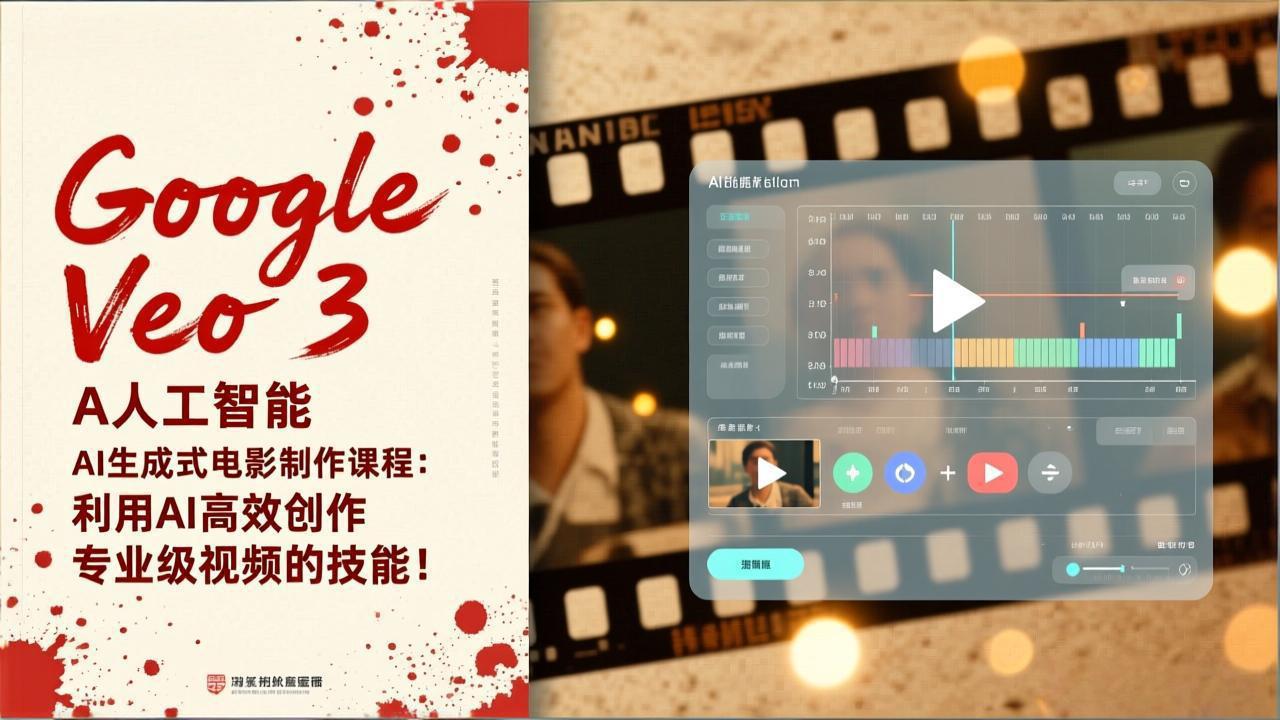 Google Veo 3人工智能AI生成式电影制作课程：利用AI高效创作专业级视频的技能！-旺仔资源库