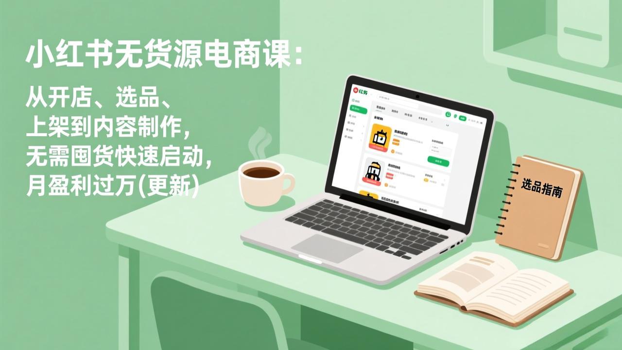 小红书无货源电商课(7月更新-旺仔资源库