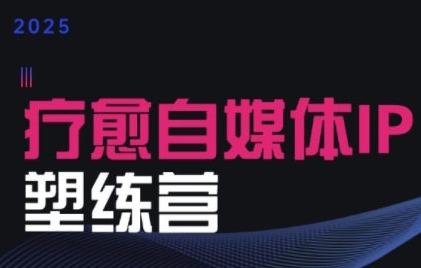 2025治愈自媒体IP训练营，专为疗愈领域从业者打造-旺仔资源库