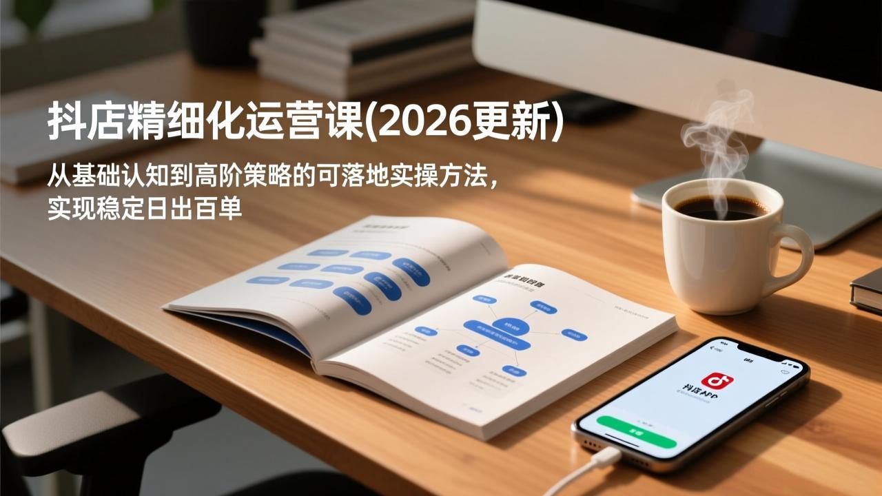 抖店精细化运营课(2026更新-旺仔资源库