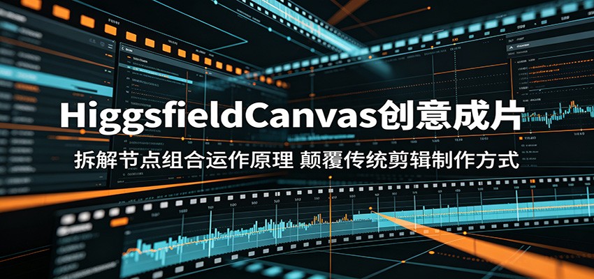 HiggsfieldCanvas创意成片:拆解节点组合运作原理,颠覆传统剪辑制作方式-旺仔资源库