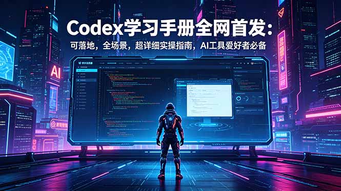 Codex学习手册全网首发：可落地，全场景，超详细实操指南，AI工具爱好者必备-旺仔资源库