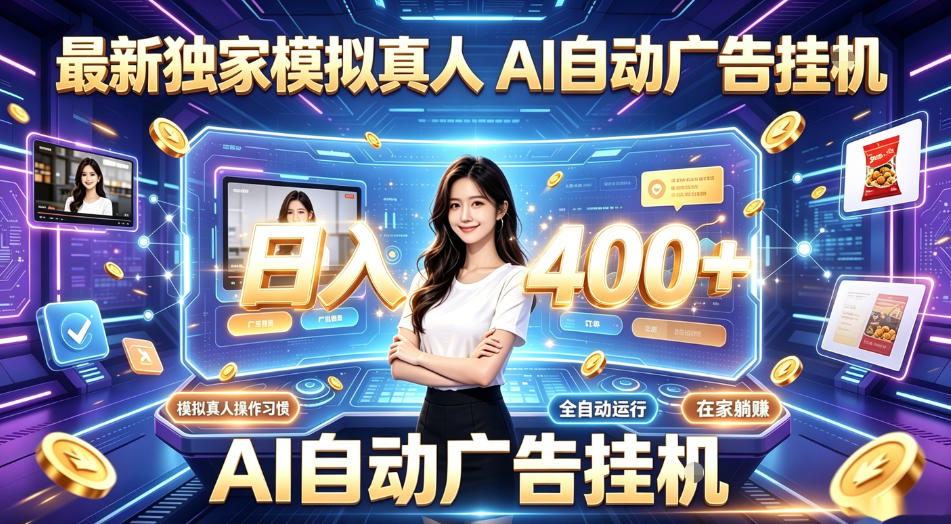 最新独家模拟真人，AI自动挂号挂G，日入400+，全程全自动运行，无需人工【揭秘】-旺仔资源库