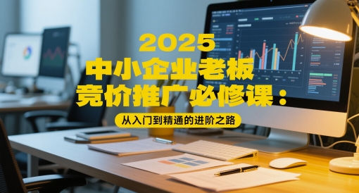 2025中小企业老板竞价推广必修课：从入门到精通的进阶之路-旺仔资源库