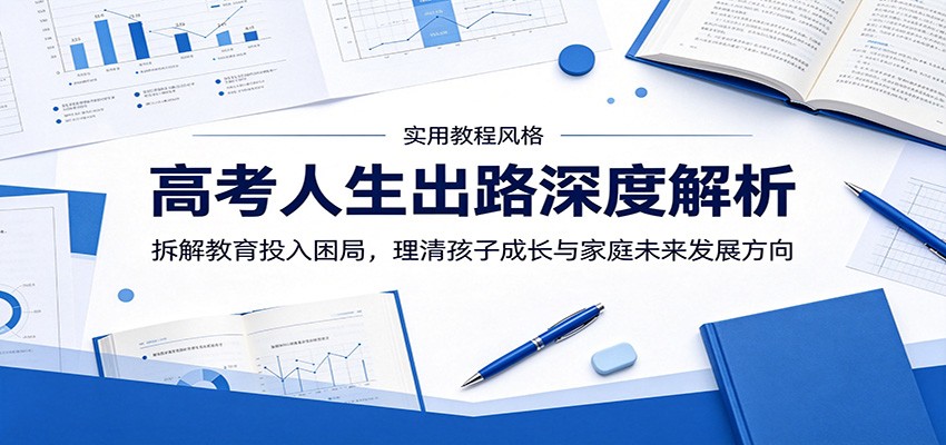 高考人生出路深度解析：拆解教育投入困局，理清孩子成长与家庭未来发展方向-旺仔资源库