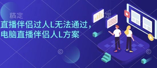 直播伴侣过人L无法通过，电脑直播伴侣人L方案，自测-旺仔资源库