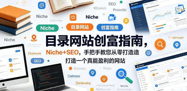 目录网站创富指南，Niche+SEO，手把手教您从零打造打造一个真能盈利的网站【原创双语字幕】-旺仔资源库