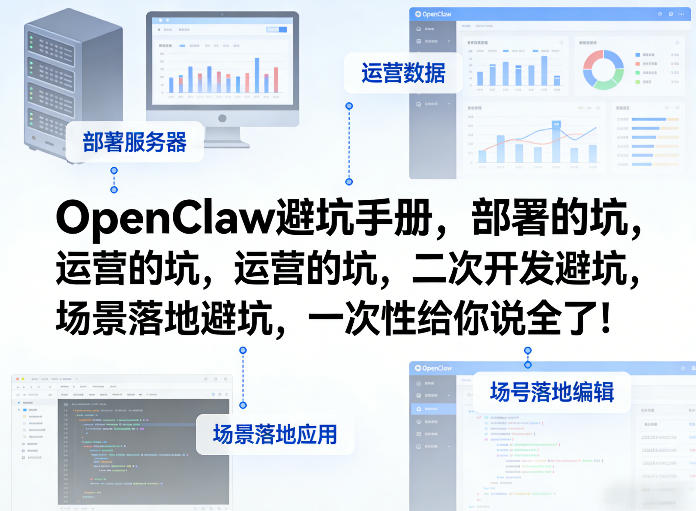 OpenClaw小龙虾避坑手册，部署的坑，运营的坑，二次开发避坑，场景落地避坑，一次性给你说全了！-旺仔资源库