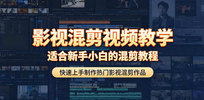 影视混剪视频教学，适合新手小白的混剪教程，快速上手制作热门影视混剪作品-旺仔资源库