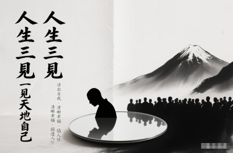 人生三见一见天地见众生见自己,活出自我拥有清晰幸福人生,搞透人性-旺仔资源库