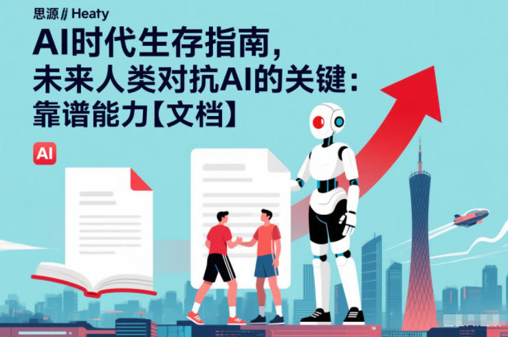 AI时代生存指南,未来人类对抗AI的关键:靠谱能力【文档】-旺仔资源库