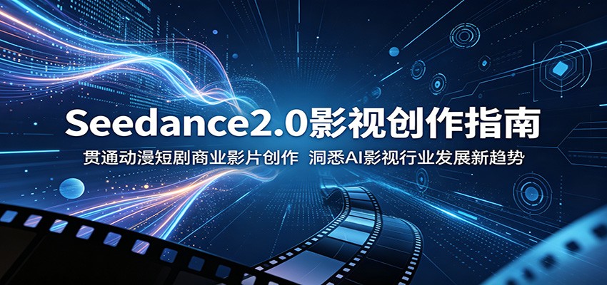 Seedance2.0影视创作指南:贯通动漫短剧商业影片创作,洞悉AI影视行业发展新趋势-旺仔资源库