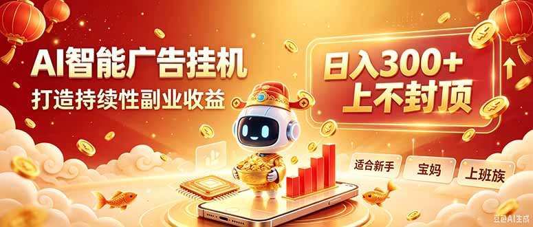 告别手动干活!AI自动化,解锁线上被动收益-旺仔资源库