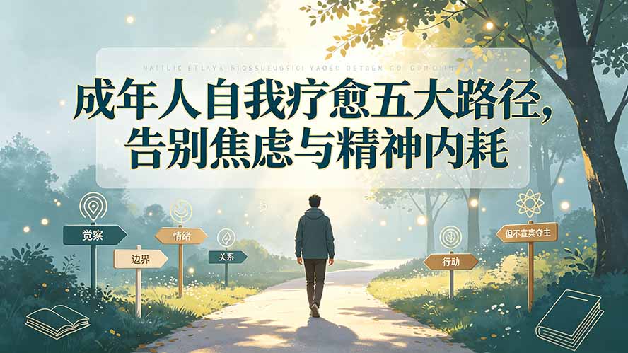 付费文章:成年人自我疗愈五大路径,告别焦虑与精神内耗-旺仔资源库