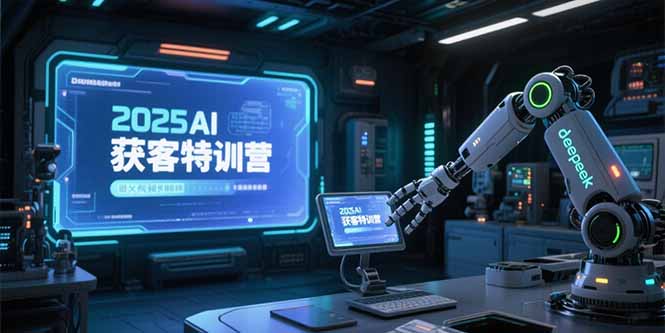 2025AI获客特训营，AI图文视频全制作，deepseek工具实操教学-旺仔资源库