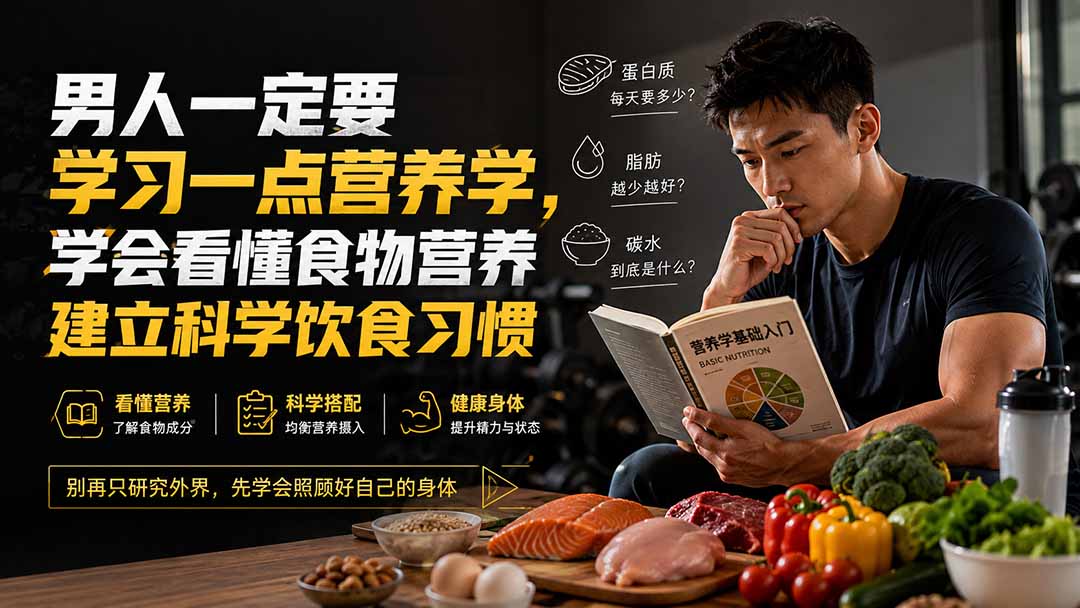 付费文章：男人一定要学习一点营养学，学会看懂食物营养建立科学饮食习惯-旺仔资源库