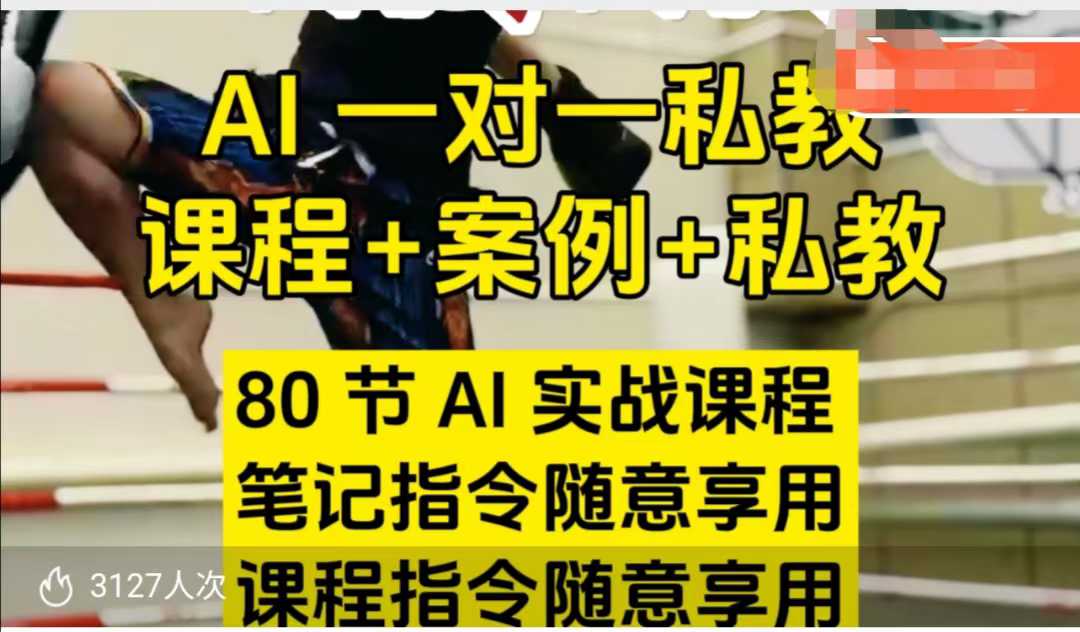 AI指令实战课，课程+案例，80节AI实战课程，笔记指令随意享用，课程指令随意享用(更新26年3月)-旺仔资源库
