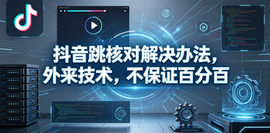 抖音跳核对解决办法,外来技术,不保证百分百-旺仔资源库