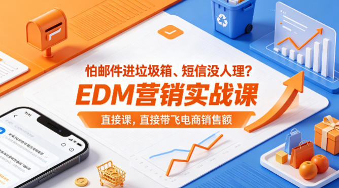 怕邮件进垃圾箱、短信没人理？EDM营销实战课，直接带飞电商销售额【原创双语字幕】-旺仔资源库