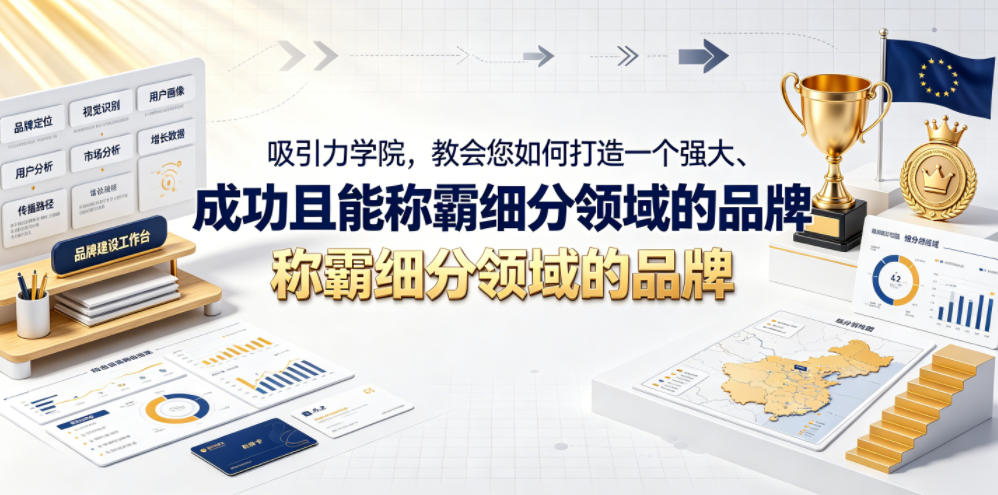 吸引力学院,教会您如何打造一个强大、成功且能称霸细分领域的品牌!【原创双语字幕】-旺仔资源库