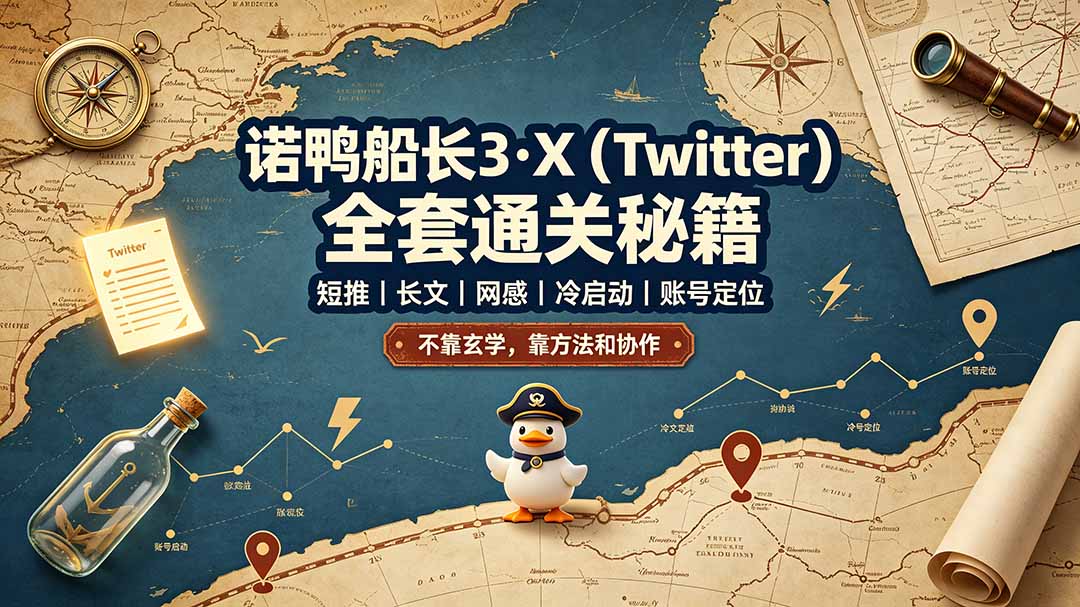 诺鸭船长3·X(Twitter-旺仔资源库