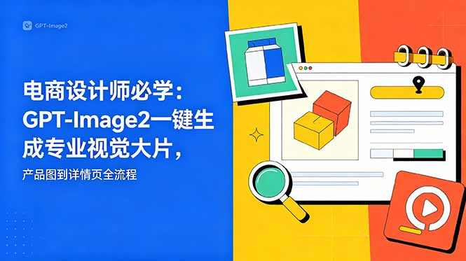 电商设计师必学-更新:GPT-Image2一键生成专业视觉大片,产品图到详情页全流程-旺仔资源库