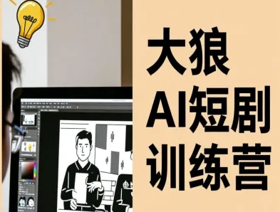 大狼AI短剧训练营-短剧课程(更新中)-旺仔资源库