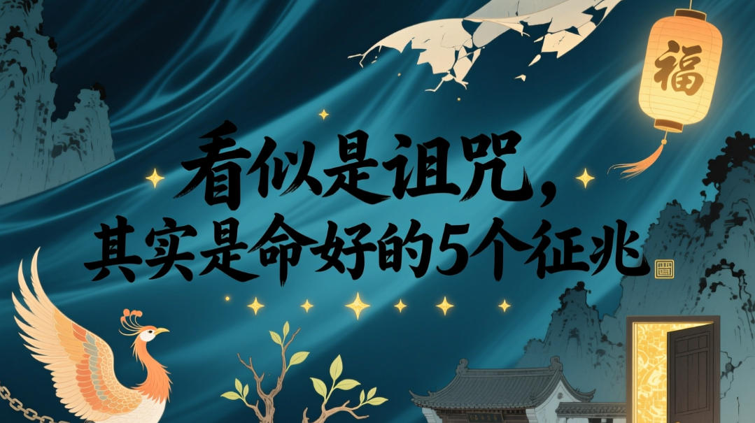 付费文章：看似是诅咒，其实是命好的5个征兆-旺仔资源库