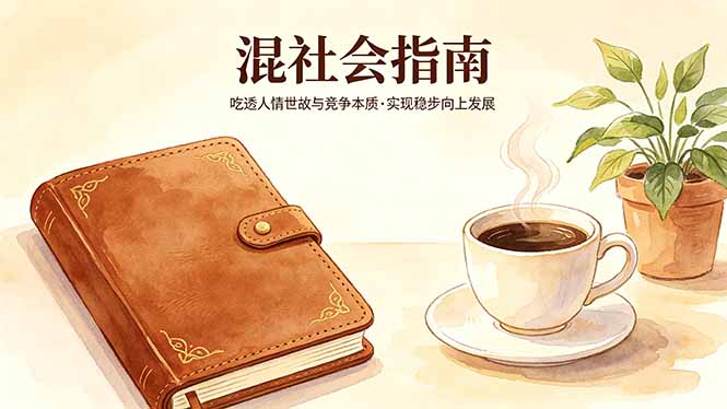 付费文章：混社会指南，吃透人情世故与竞争本质，实现稳步向上发展-旺仔资源库