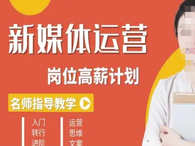 新媒体运营高薪升核培养计划，入门-转行-进阶-旺仔资源库