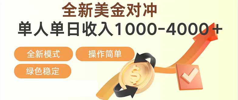 日赚1700—4000+,全新美金对冲项目,合规稳定,创业优选,可放大。-旺仔资源库